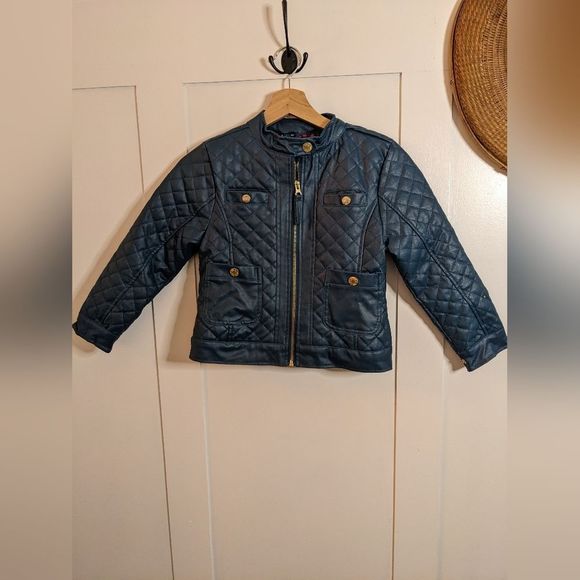 YMI Blue Quilted Kids Jacket - Picture 10 of 13